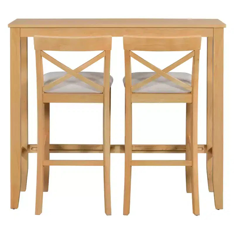 Ensemble de salle à manger 48 en bois de style Ferme avec 2 chaises