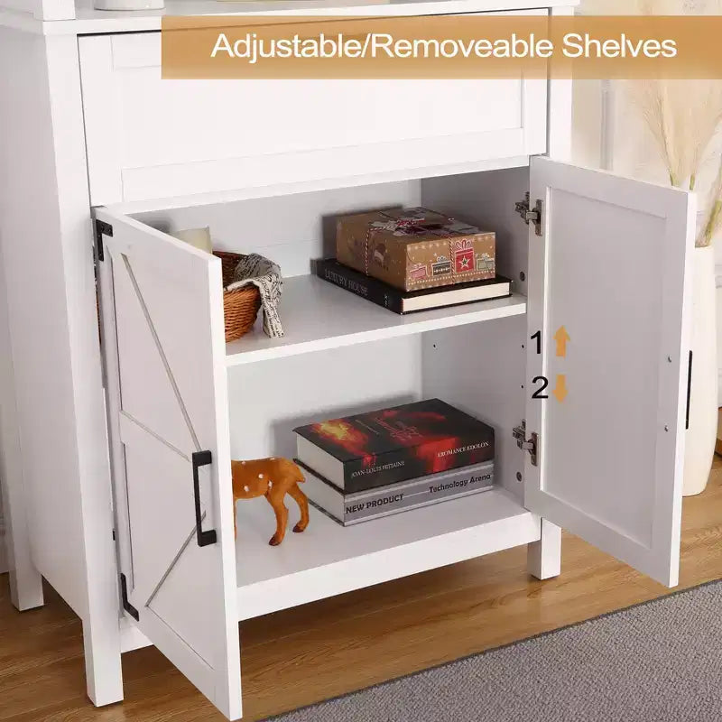 Étagère à livres 3 niveaux grande capacité série Vintage Arrow pour salon, bureau, chambre – MDF robuste et panneaux de particules, facile à monter