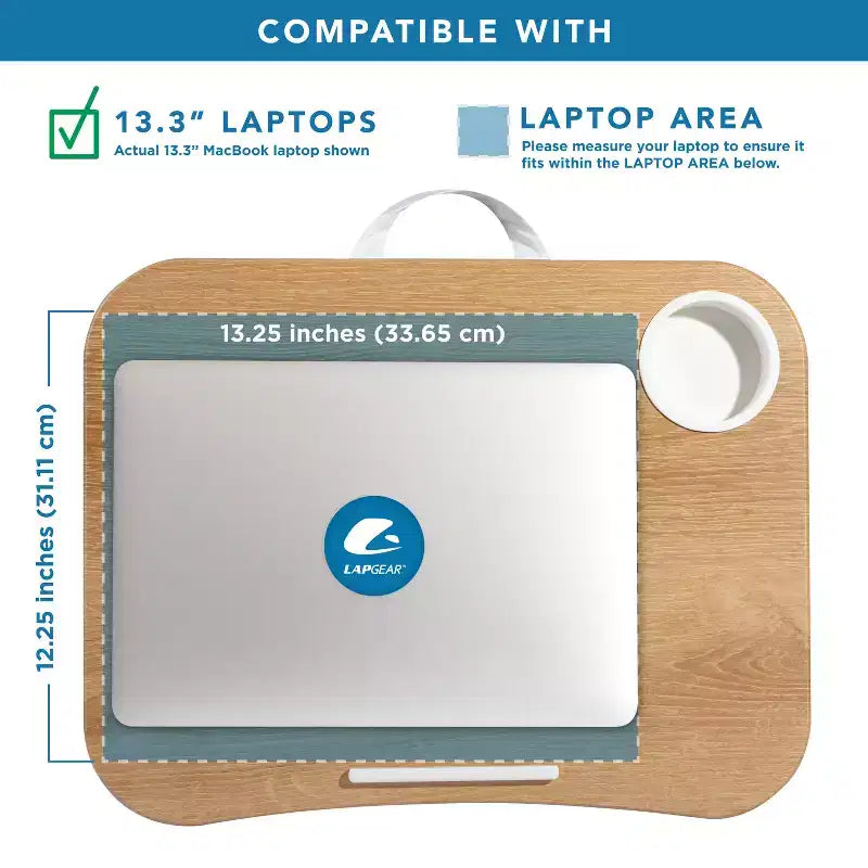 Bureau portable porte-gobelet