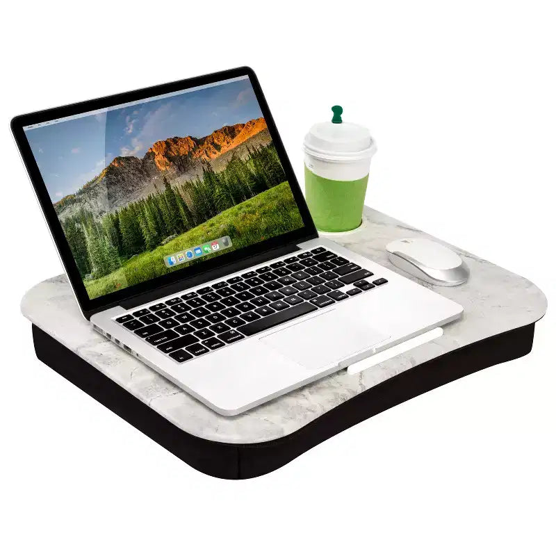 Bureau portable porte-gobelet