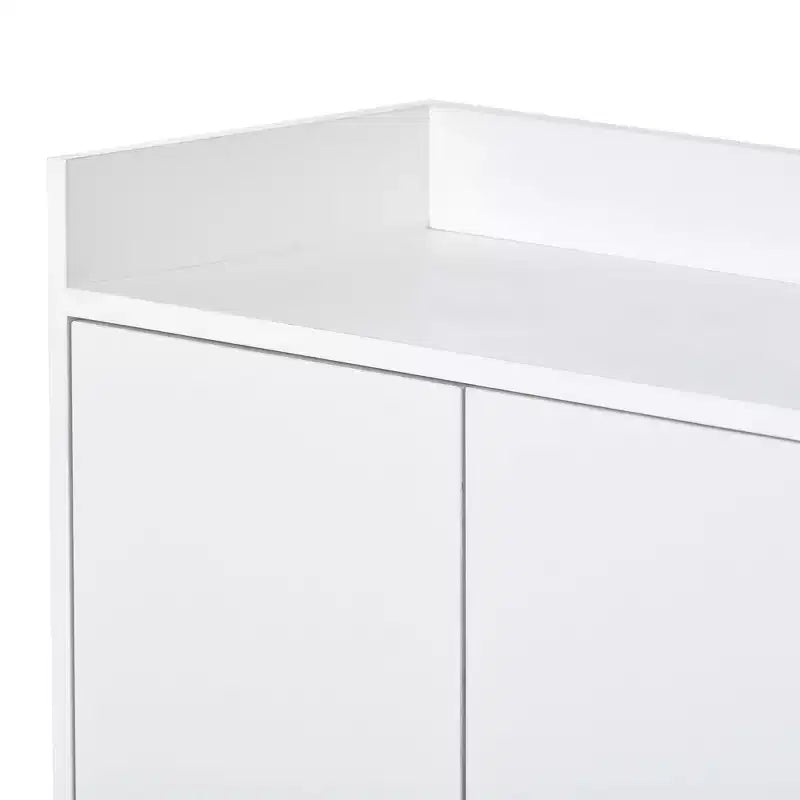 Bahut élégant, Buffet de rangement avec 4 portes et 4 étagères, Meuble de rangement pour le salon, la salle à manger, la cuisine