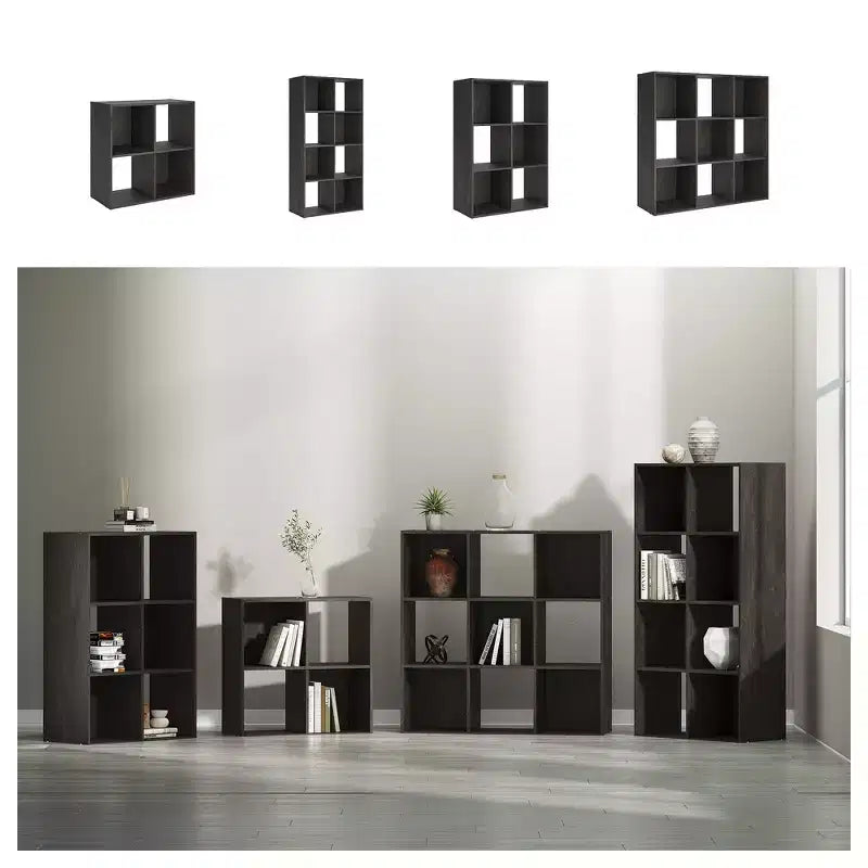 par Meuble de Rangement 6 Cases - Étagère Ouverte Polyvalente et Unité de Présentation pour une Organisation Moderne à la Maison