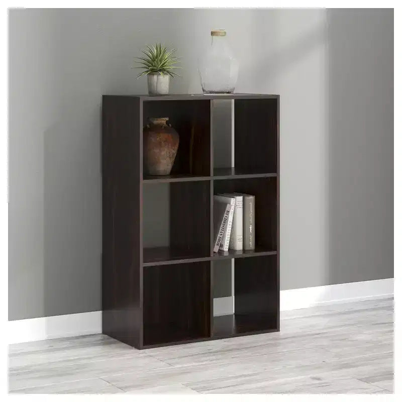 par Meuble de Rangement 6 Cases - Étagère Ouverte Polyvalente et Unité de Présentation pour une Organisation Moderne à la Maison
