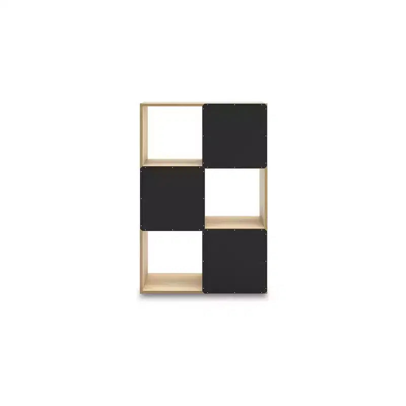 par Meuble de Rangement 6 Cases - Étagère Ouverte Polyvalente et Unité de Présentation pour une Organisation Moderne à la Maison