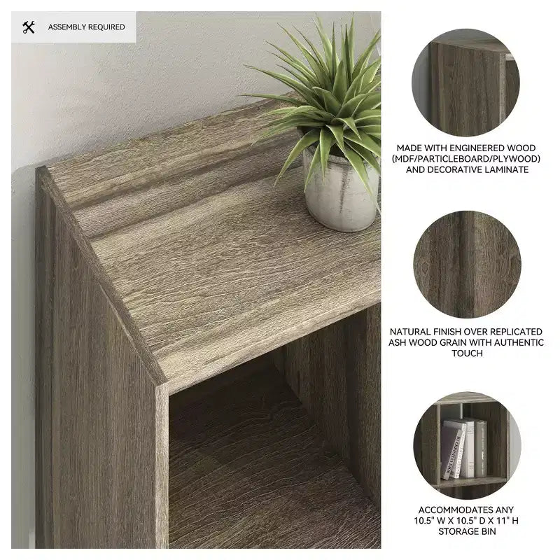 par Meuble de Rangement 6 Cases - Étagère Ouverte Polyvalente et Unité de Présentation pour une Organisation Moderne à la Maison