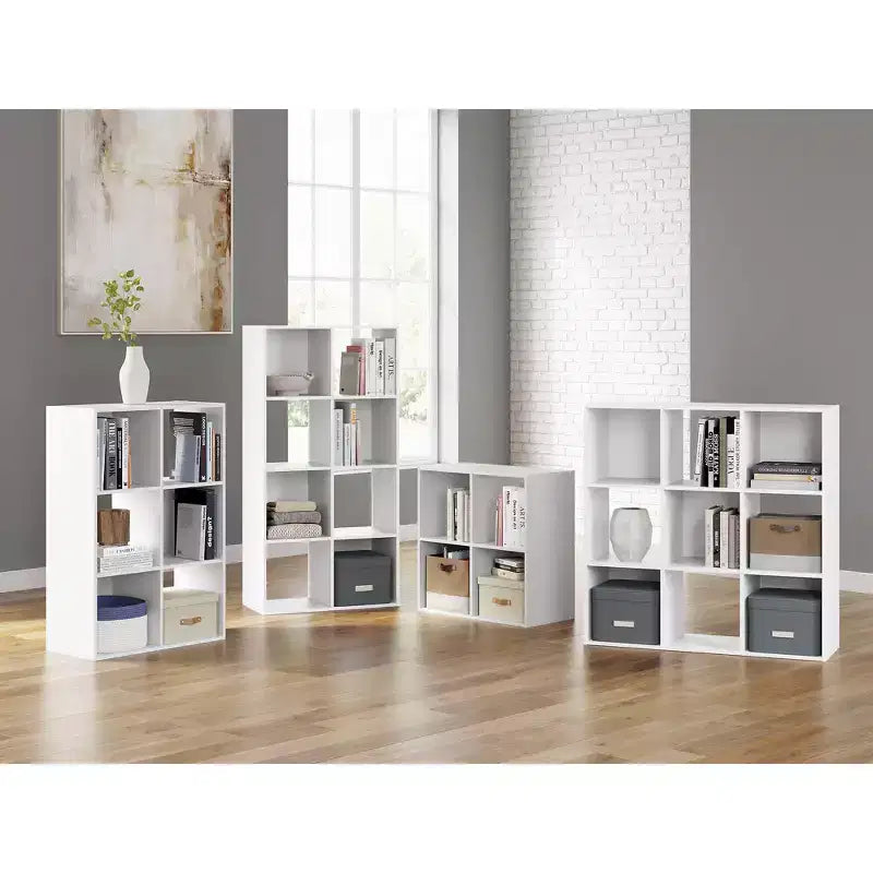 par Meuble de Rangement 6 Cases - Étagère Ouverte Polyvalente et Unité de Présentation pour une Organisation Moderne à la Maison