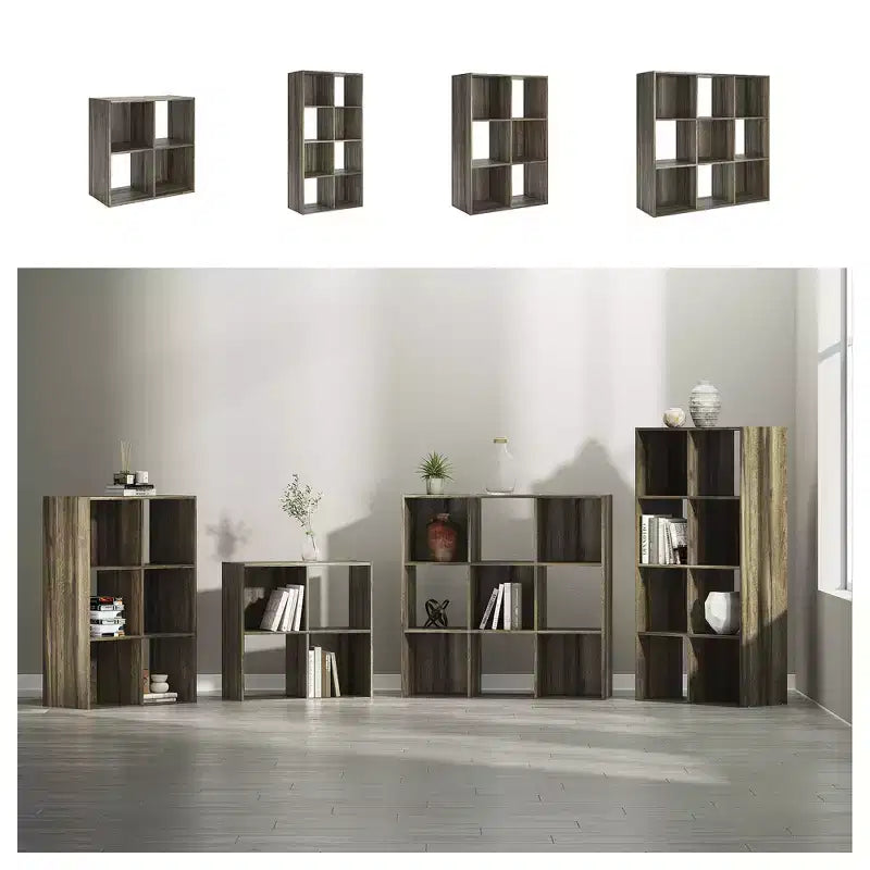 par Meuble de Rangement 6 Cases - Étagère Ouverte Polyvalente et Unité de Présentation pour une Organisation Moderne à la Maison