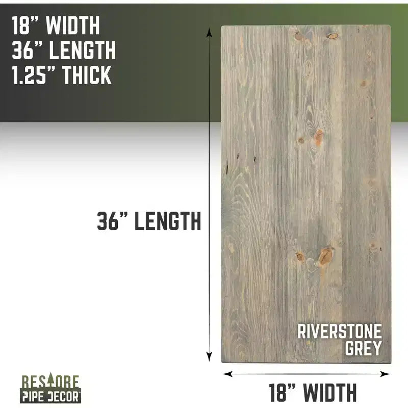 Dessus de table basse en bois massif par
