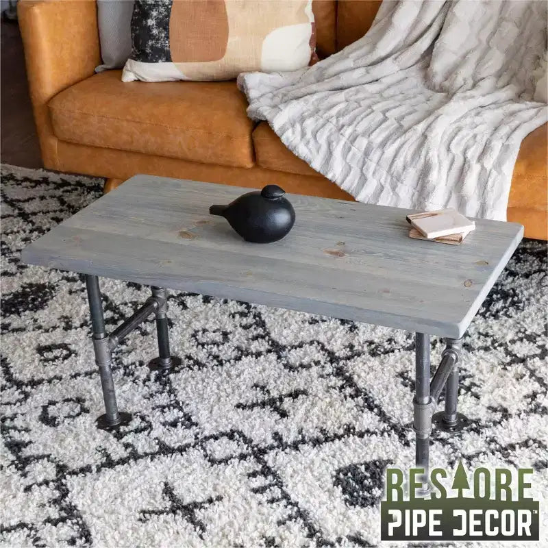 Dessus de table basse en bois massif par
