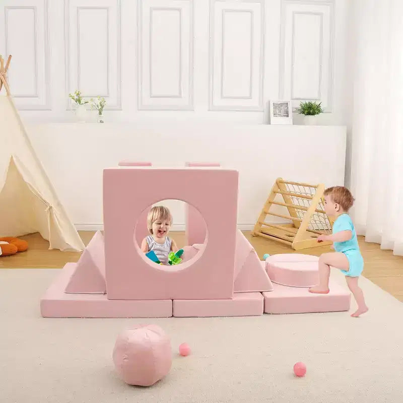Canapé sectionnel modulaire 12 pièces pour enfants, pour salle de jeux et chambre à coucher