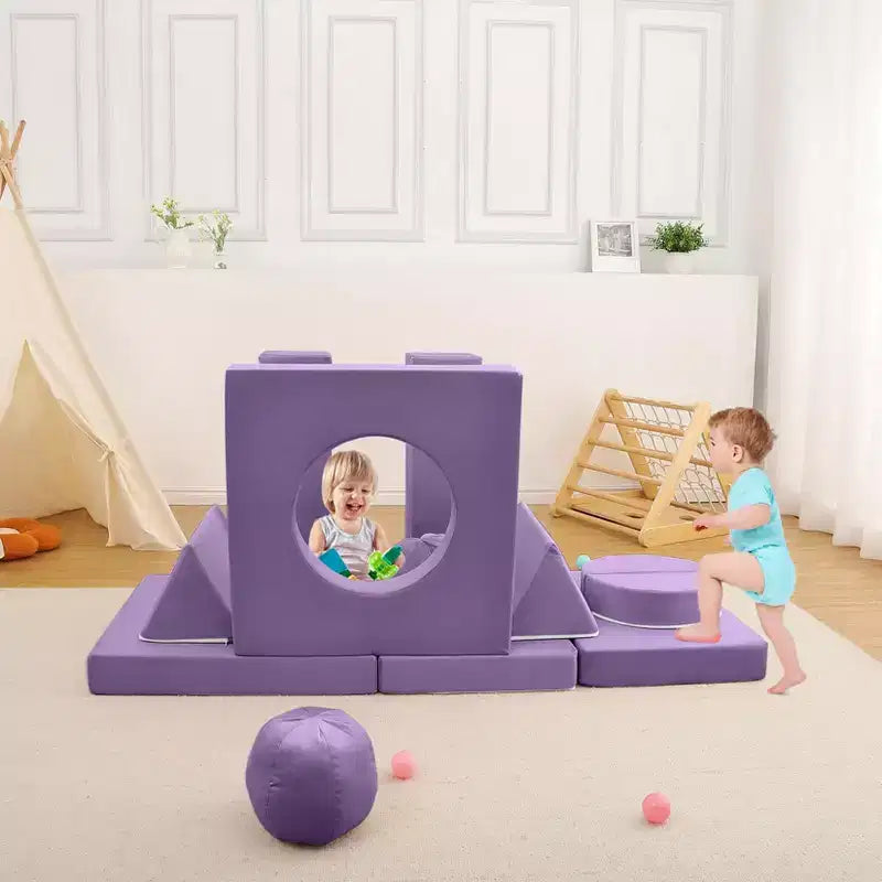 Canapé sectionnel modulaire 12 pièces pour enfants, pour salle de jeux et chambre à coucher