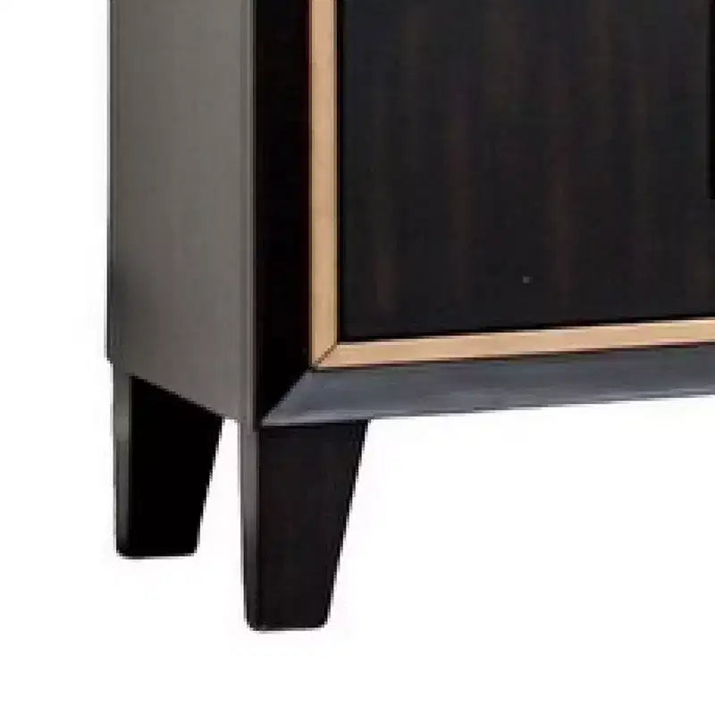 Table de chevet, 2 tiroirs, 68,5 cm