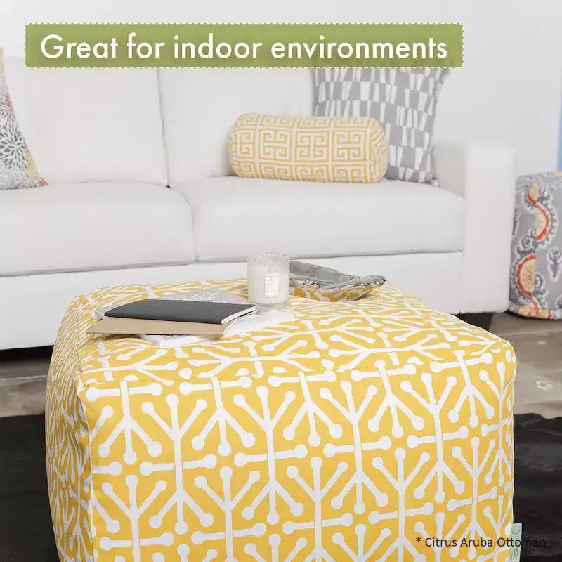 Liens pouf ottoman doux