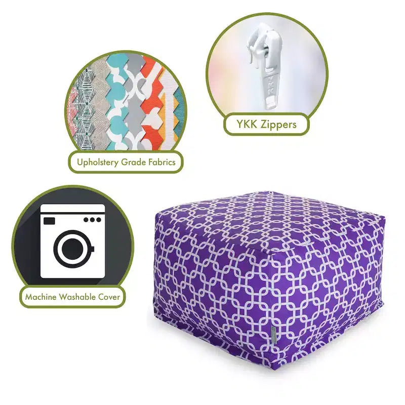 Liens pouf ottoman doux