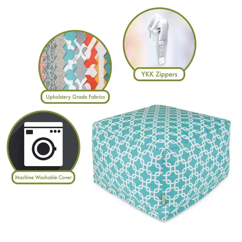 Liens pouf ottoman doux