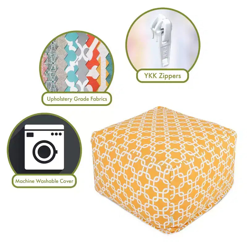 Liens pouf ottoman doux