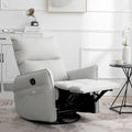 Fauteuil relax moderne, pivotant et berçant, avec siège surdimensionné