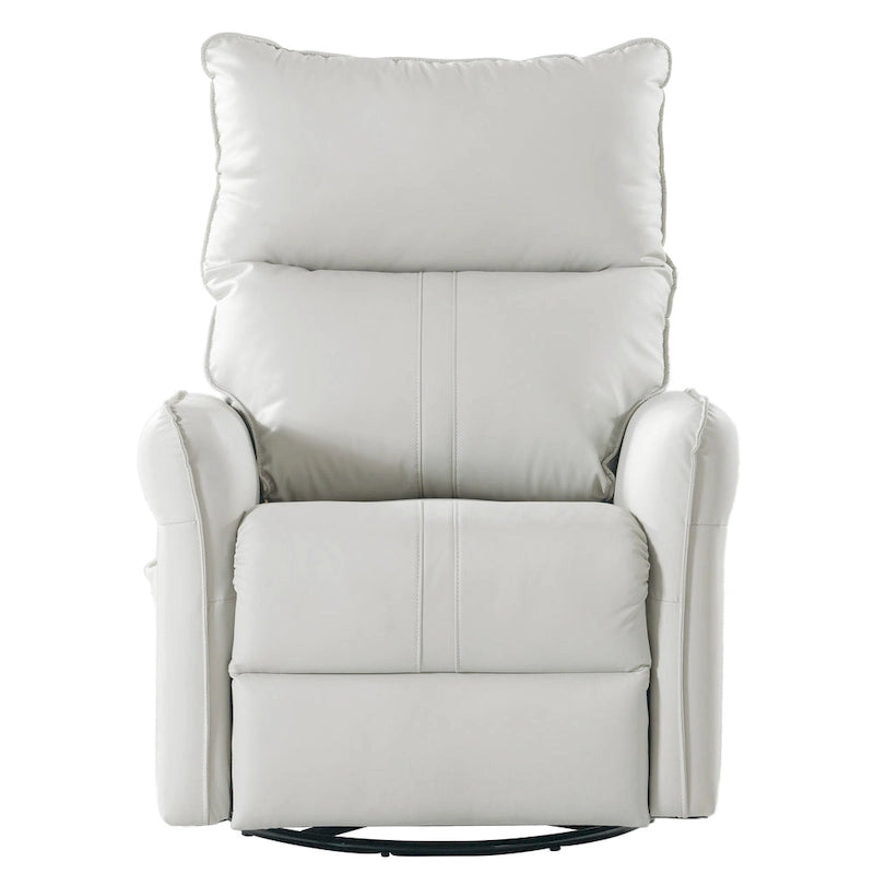 Fauteuil relax moderne, pivotant et berçant, avec siège surdimensionné