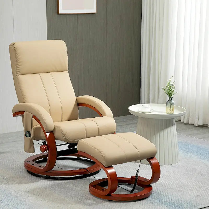 Fauteuil inclinable pivotant haut dossier 26 moderne avec télécommande