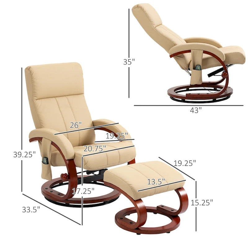 Fauteuil inclinable pivotant moderne 26