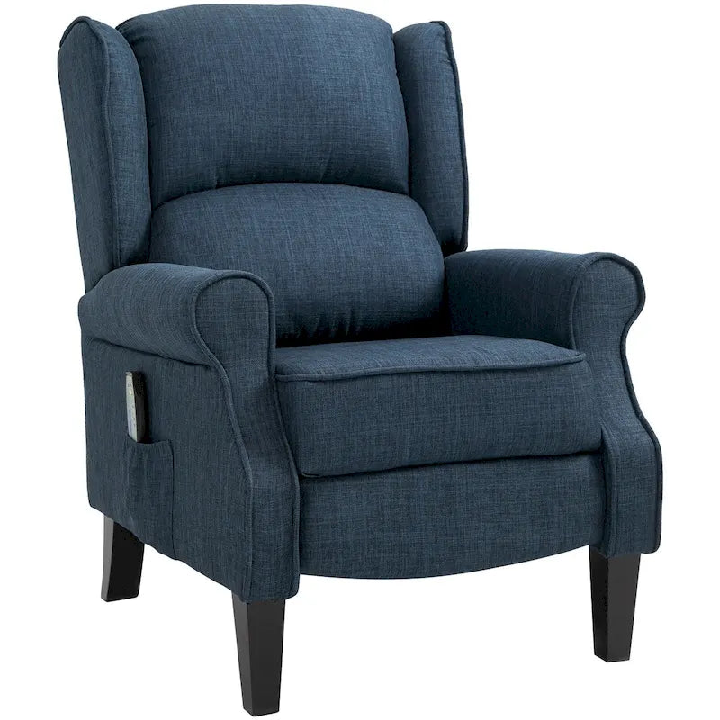 Fauteuil inclinable de massage chauffant avec chauffage lombaire et télécommande