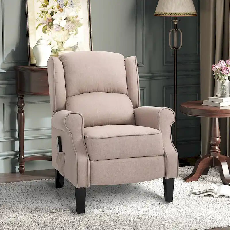 Fauteuil inclinable de massage chauffant avec chauffage lombaire et télécommande
