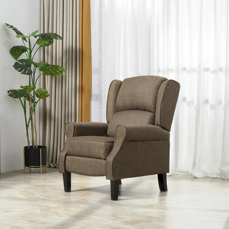 Fauteuil inclinable de massage chauffant avec chauffage lombaire et télécommande