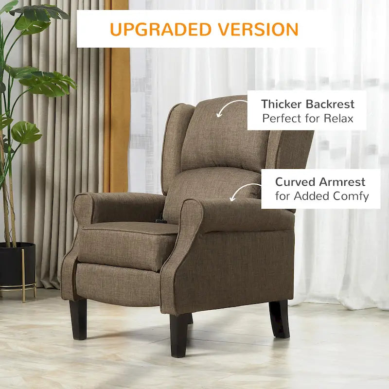 Fauteuil inclinable de massage chauffant avec chauffage lombaire et télécommande