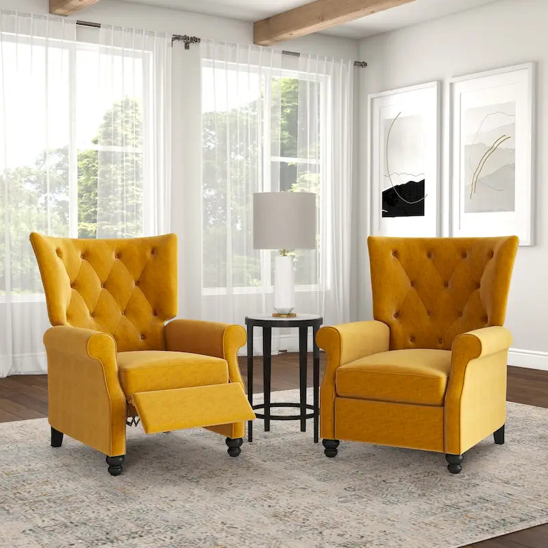 Le fauteuil inclinable Canary, Fauteuil à oreilles moderne