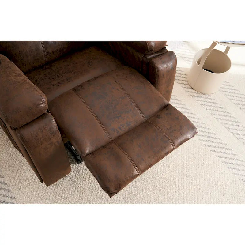 Fauteuil inclinable releveur avec massage et chaleur pour personnes âgées, larges fauteuils inclinables rembourrés, robuste, mécanisme d'inclinaison sécurisé