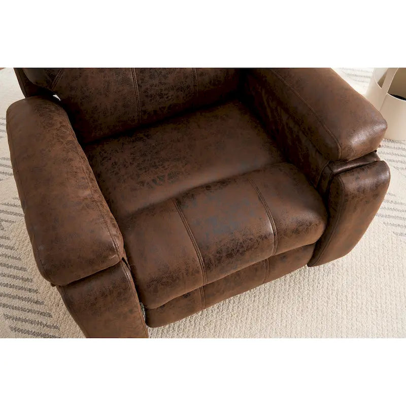 Fauteuil inclinable releveur avec massage et chaleur pour personnes âgées, larges fauteuils inclinables rembourrés, robuste, mécanisme d'inclinaison sécurisé