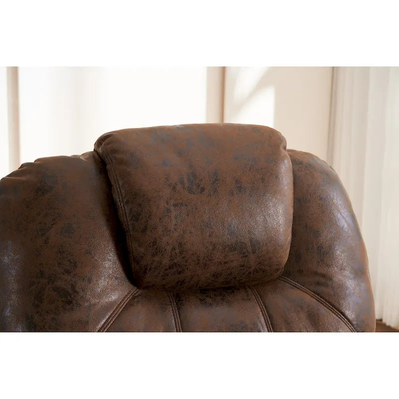 Fauteuil inclinable releveur avec massage et chaleur pour personnes âgées, larges fauteuils inclinables rembourrés, robuste, mécanisme d'inclinaison sécurisé