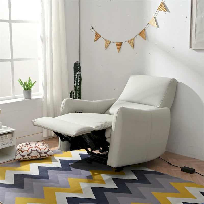 Fauteuil inclinable électrique mural, petit fauteuil inclinable électrique pour salon, fauteuil inclinable électrique pour petit espace, canapé inclinable