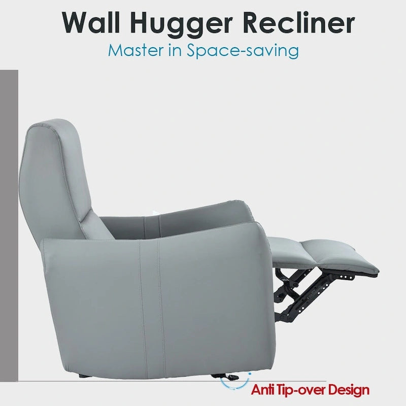 Fauteuil inclinable électrique mural, petit fauteuil inclinable électrique pour salon, fauteuil inclinable électrique pour petit espace, canapé inclinable