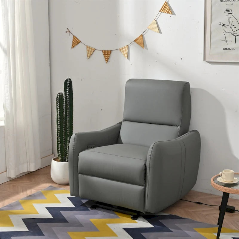 Fauteuil inclinable électrique mural, petit fauteuil inclinable électrique pour salon, fauteuil inclinable électrique pour petit espace, canapé inclinable