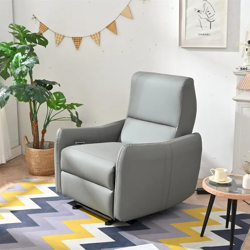Fauteuil inclinable électrique mural, petit fauteuil inclinable électrique pour salon, fauteuil inclinable électrique pour petit espace, canapé inclinable