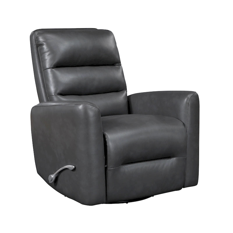 Fauteuil relax planeur pivotant Revêtement en similicuir respirant Meubles de salon de luxe, Fauteuil de cinéma