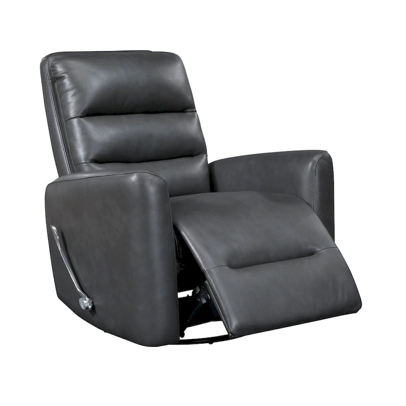 Fauteuil relax planeur pivotant Revêtement en similicuir respirant Meubles de salon de luxe, Fauteuil de cinéma
