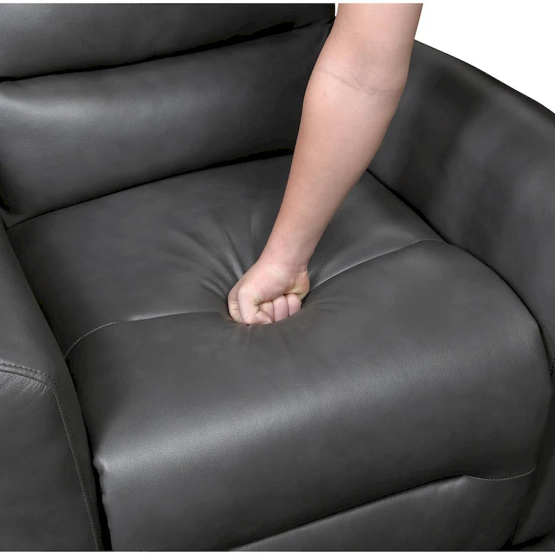 Fauteuil relax planeur pivotant Revêtement en similicuir respirant Meubles de salon de luxe, Fauteuil de cinéma