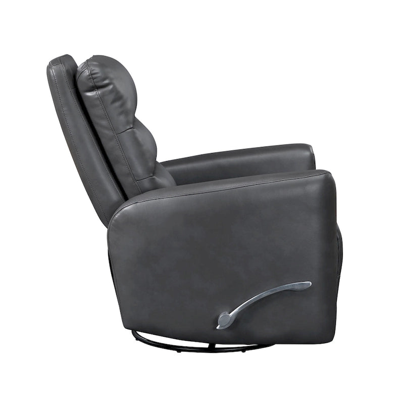 Fauteuil relax planeur pivotant Revêtement en similicuir respirant Meubles de salon de luxe, Fauteuil de cinéma