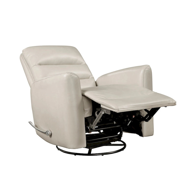 Fauteuil relax planeur pivotant Revêtement en similicuir respirant Meubles de salon de luxe, Fauteuil de cinéma
