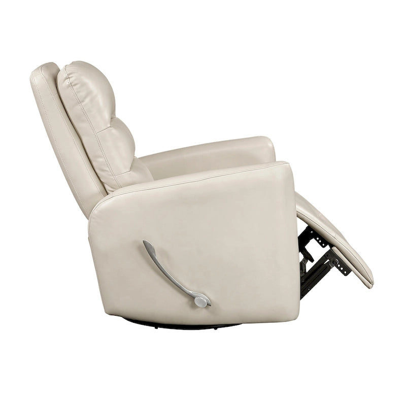 Fauteuil relax planeur pivotant Revêtement en similicuir respirant Meubles de salon de luxe, Fauteuil de cinéma