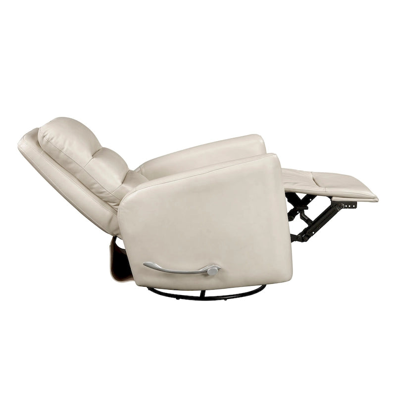 Fauteuil relax planeur pivotant Revêtement en similicuir respirant Meubles de salon de luxe, Fauteuil de cinéma