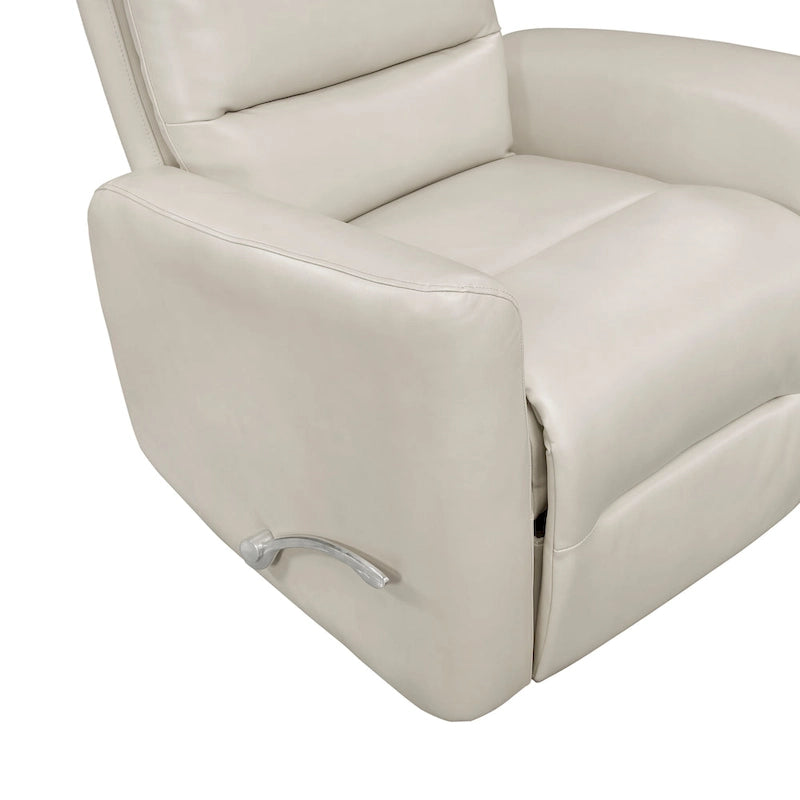Fauteuil relax planeur pivotant Revêtement en similicuir respirant Meubles de salon de luxe, Fauteuil de cinéma