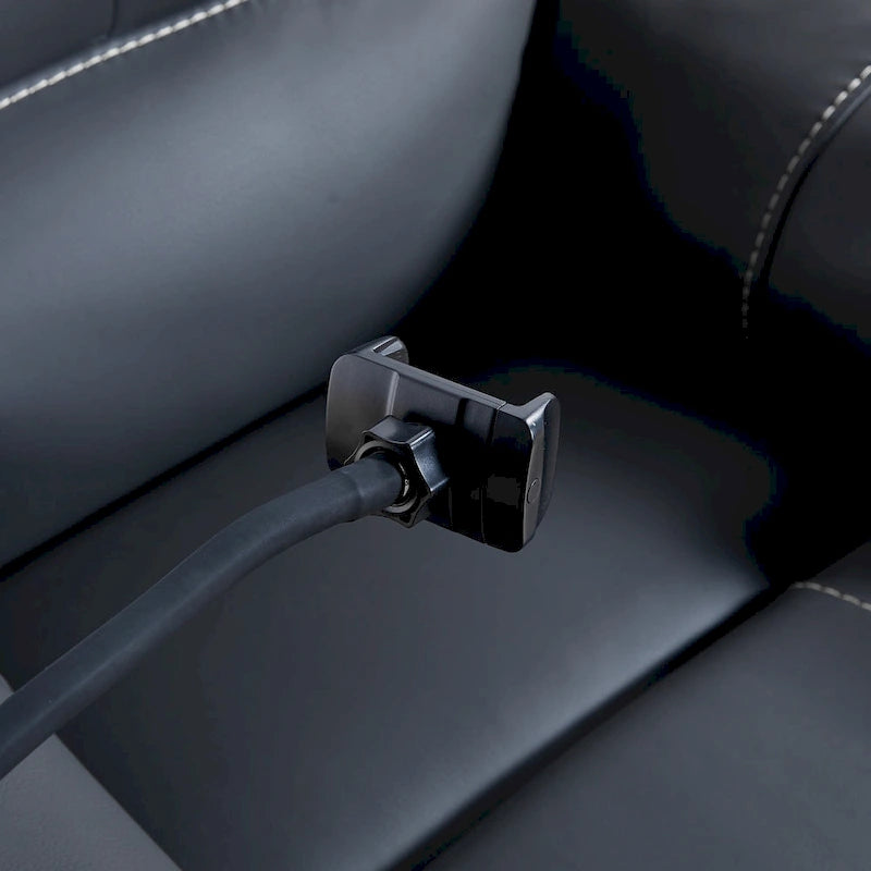Christopher Knight Home - Fauteuil inclinable électrique zéro gravité Liyasi avec massage, chauffage, chargement USB et support de téléphone
