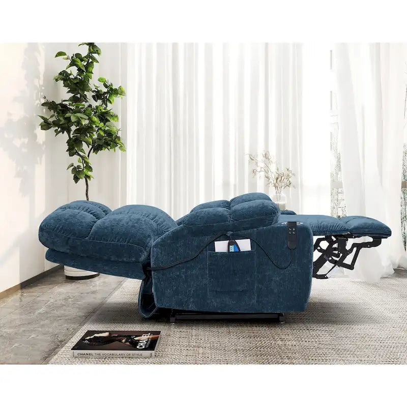 Fauteuil inclinable électrique Christopher Knight Home pour personnes âgées, position infinie, à plat 180° avec chauffage et massage