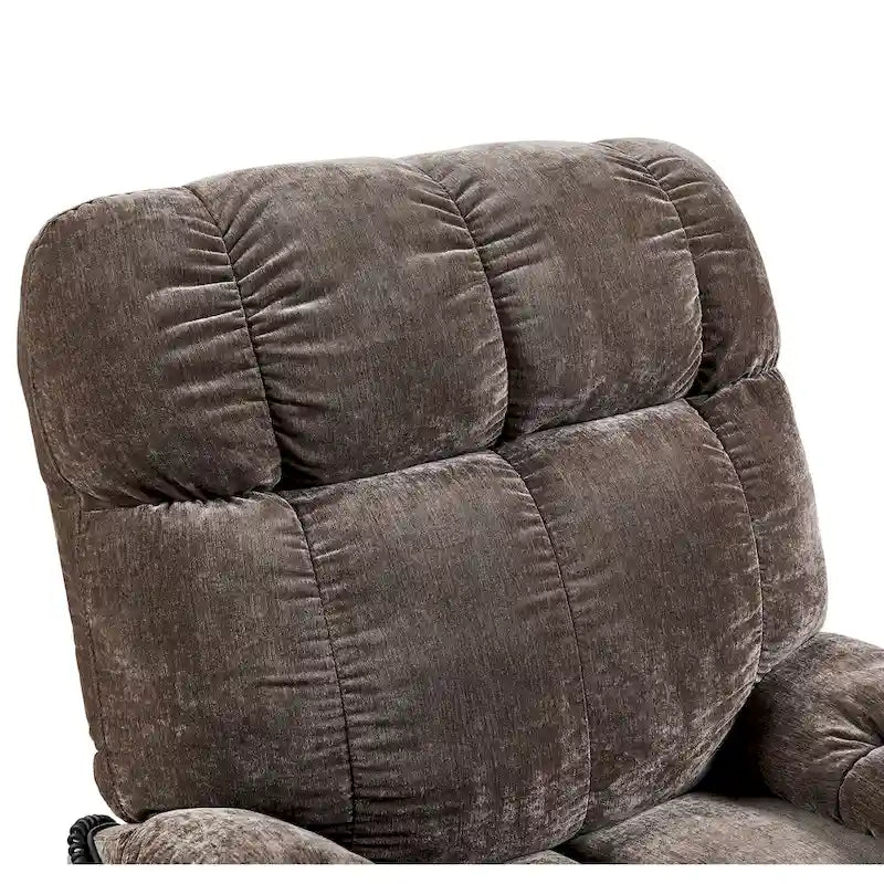 Fauteuil inclinable électrique Christopher Knight Home pour personnes âgées, position infinie, à plat 180° avec chauffage et massage