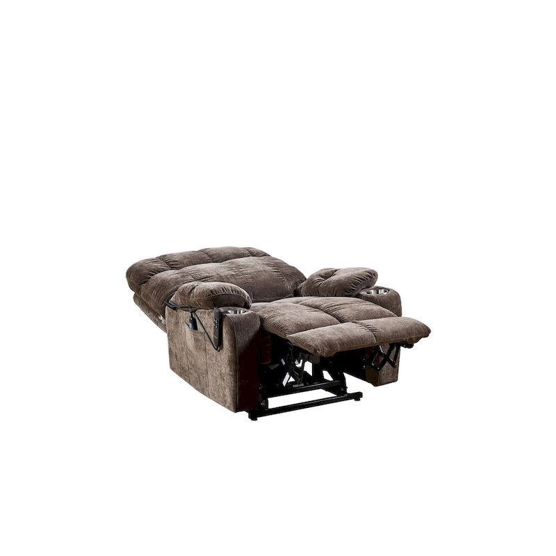 Fauteuil inclinable électrique Christopher Knight Home pour personnes âgées, position infinie, à plat 180° avec chauffage et massage