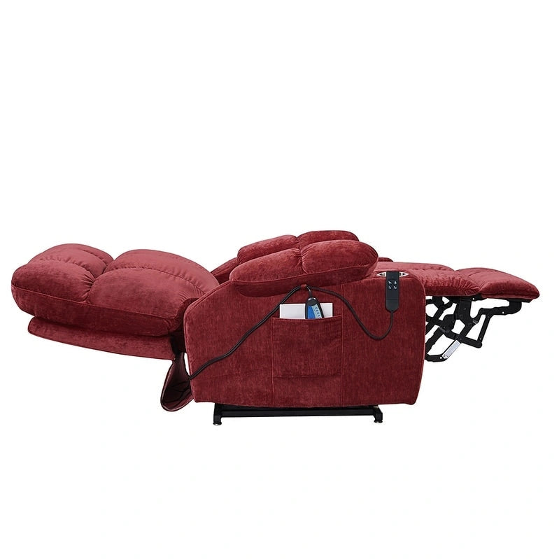 Fauteuil inclinable électrique Christopher Knight Home pour personnes âgées, position infinie, à plat 180° avec chauffage et massage