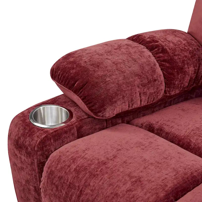 Fauteuil inclinable électrique Christopher Knight Home pour personnes âgées, position infinie, à plat 180° avec chauffage et massage